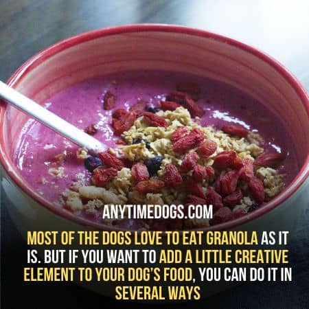 How to make granola favorable for your dog