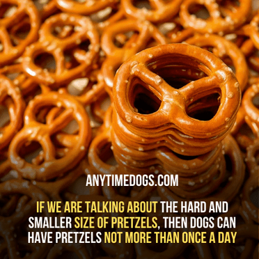 are salted pretzels bad for dogs