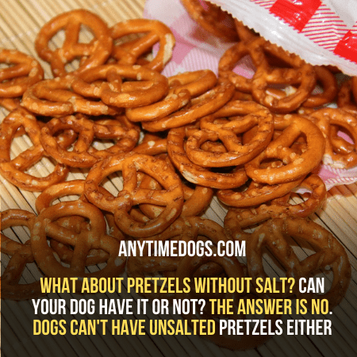 are dogs allowed to have pretzels