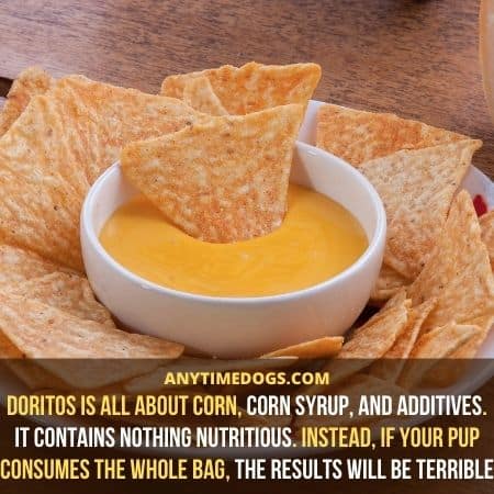 Doritos is all about corn, corn syrup, and additives